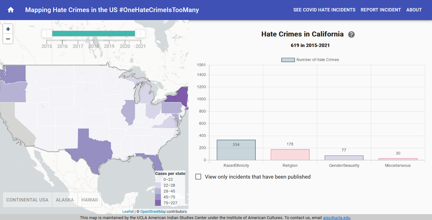 Hate Crime Map image